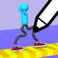 畫腿障礙跑游戲